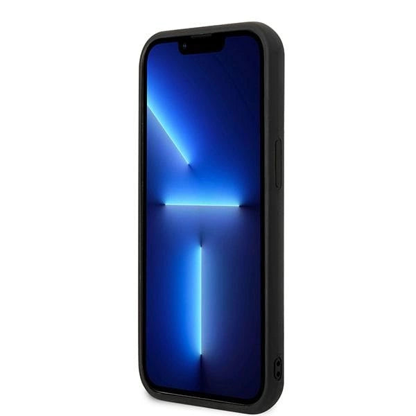 Karl Lagerfeld KLHCP13S3DKPK iPhone 13 mini 5,4 "sort / sort hardcase Ikonik Patch