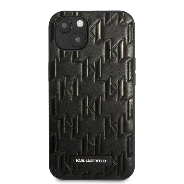 Karl Lagerfeld KLHCP13SMNMP1K iPhone 13 mini 5,4 "hardcase sort / sort Monogram Plaque