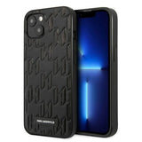 Karl Lagerfeld KLHCP13SMNMP1K iPhone 13 mini 5,4 "hardcase sort / sort Monogram Plaque