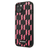 Karl Lagerfeld KLHCP13SMNMP1P iPhone 13 mini 5,4 "hardcase pink / pink Monogram Plaque