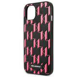 Karl Lagerfeld KLHCP13SMNMP1P iPhone 13 mini 5,4 "hardcase pink / pink Monogram Plaque