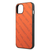 Karl Lagerfeld KLHCP13SPTLO iPhone 13 mini 5,4 "hardcase orange / orange Perforeret Allover