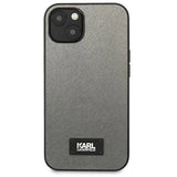 Karl Lagerfeld KLHCP13SSFMP2DG iPhone 13 mini 5,4 "hardcase sølv / sølv Saffiano Plaque