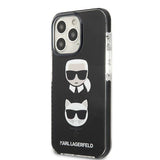 Karl Lagerfeld KLHCP13XTPE2TK iPhone 13 Pro Max 6,7" Hardcase sort Karl&Choupette Head