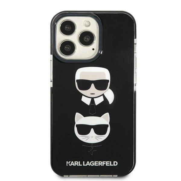 Karl Lagerfeld KLHCP13XTPE2TK iPhone 13 Pro Max 6,7" Hardcase sort Karl&Choupette Head