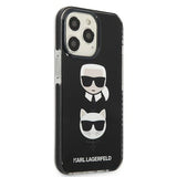 Karl Lagerfeld KLHCP13XTPE2TK iPhone 13 Pro Max 6,7" Hardcase sort Karl&Choupette Head
