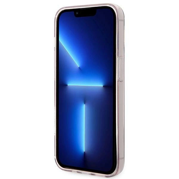 Karl Lagerfeld KLHCP14LCTTRI iPhone 14 Pro 6.1 "hardcase pink / pink Transparent Choupette Body