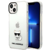 Karl Lagerfeld KLHCP14MCTTR iPhone 14 Plus 6.7 "hardcase klar / gennemsigtig Choupette Body