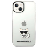 Karl Lagerfeld KLHCP14MCTTR iPhone 14 Plus 6.7 "hardcase klar / gennemsigtig Choupette Body