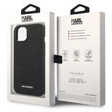 Karl Lagerfeld KLHCP14MG2ELK iPhone 14 Plus 6.7 "hardcase sort / sort Glitter Plaque Logo