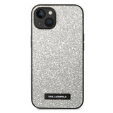 Karl Lagerfeld KLHCP14MG2ELS iPhone 14 Plus 6.7 "hardcase sølv / sølv Glitter Plaque Logo
