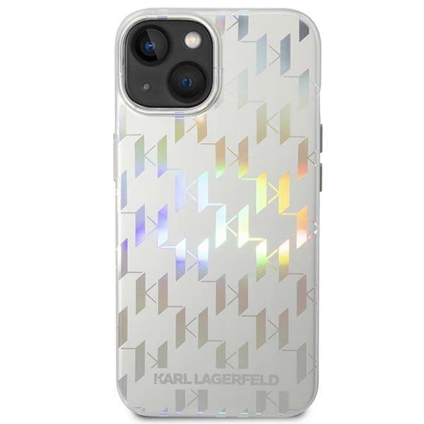 Karl Lagerfeld KLHCP14MLGMMSV3 iPhone 14 Plus 6.7 "hardcase sølv / sølv Monogram Iridescent