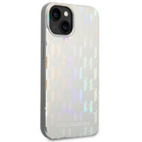 Karl Lagerfeld KLHCP14MLGMMSV3 iPhone 14 Plus 6.7 "hardcase sølv / sølv Monogram Iridescent