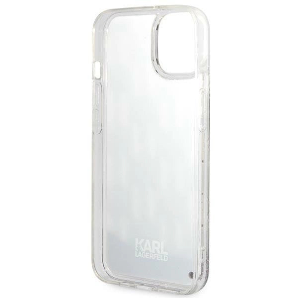 Karl Lagerfeld KLHCP14MLMNMK iPhone 14 Plus 6.7 "hardcase sort / sort Liquid Glitter Monogram
