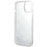Karl Lagerfeld KLHCP14MLMNMK iPhone 14 Plus 6.7 "hardcase sort / sort Liquid Glitter Monogram