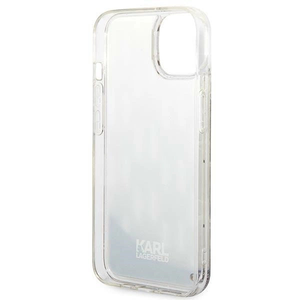 Karl Lagerfeld KLHCP14MLMNMS iPhone 14 Plus 6.7 "hardcase sølv / sølv Liquid Glitter Monogram