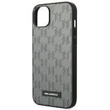 Karl Lagerfeld KLHCP14MSAKLHPG iPhone 14 Plus 6.7 "hardcase grå / grå Saffiano Mono Metal Logo