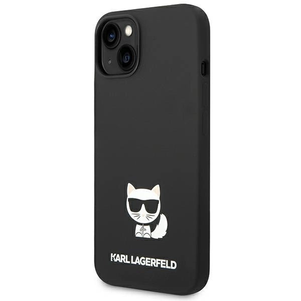 Karl Lagerfeld KLHCP14MSLCTBK iPhone 14 Plus 6.7 "hardcase sort / sort Silicone Choupette Body