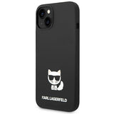 Karl Lagerfeld KLHCP14MSLCTBK iPhone 14 Plus 6.7 "hardcase sort / sort Silicone Choupette Body