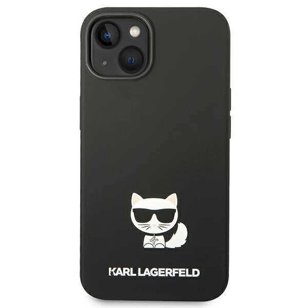 Karl Lagerfeld KLHCP14MSLCTBK iPhone 14 Plus 6.7 "hardcase sort / sort Silicone Choupette Body