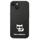 Karl Lagerfeld KLHCP14MSLCTBK iPhone 14 Plus 6.7 "hardcase sort / sort Silicone Choupette Body