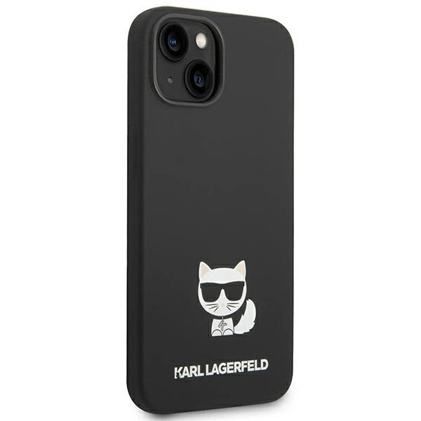 Karl Lagerfeld KLHCP14MSLCTBK iPhone 14 Plus 6.7 "hardcase sort / sort Silicone Choupette Body