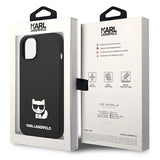 Karl Lagerfeld KLHCP14MSLCTBK iPhone 14 Plus 6.7 "hardcase sort / sort Silicone Choupette Body