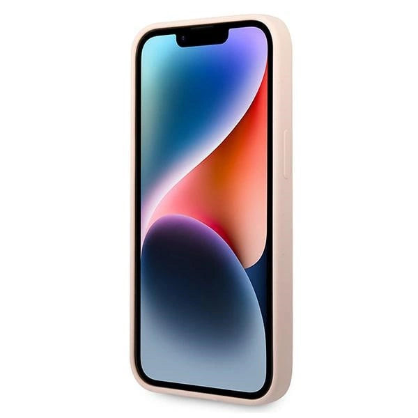 Karl Lagerfeld KLHCP14MSLKHLP iPhone 14 Plus 6.7 "Hardcase pink / pink Silicone Karl's Head