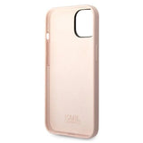 Karl Lagerfeld KLHCP14MSLKHLP iPhone 14 Plus 6.7 "Hardcase pink / pink Silicone Karl's Head