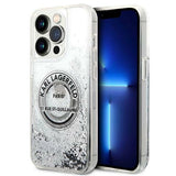 Karl Lagerfeld KLHCP14XLCRSGRS iPhone 14 Pro Max 6.7 "sølv / sølv hardcase Liquid Glitter RSG