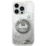 Karl Lagerfeld KLHCP14XLCRSGRS iPhone 14 Pro Max 6.7 "sølv / sølv hardcase Liquid Glitter RSG