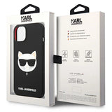 Karl Lagerfeld KLHMP14MSLCHBK iPhone 14 Plus 6.7 "hardcase sort / sort Silicone Choupette Head Magsafe