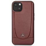 Mercedes MEHCP14MARMRE iPhone 14 Plus 6.7 " rød / rød hardcase læder Urban Bengale