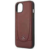 Mercedes MEHCP14MARMRE iPhone 14 Plus 6.7 " rød / rød hardcase læder Urban Bengale