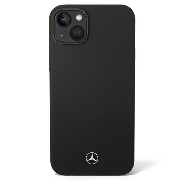 Mercedes Silicone Line-hylster til iPhone 14 Plus - sort