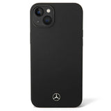 Mercedes Silicone Line-hylster til iPhone 14 Plus - sort