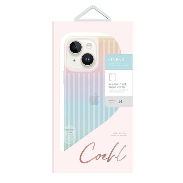 Uniq Coehl Linear case til iPhone 14 - iriserende