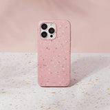 Uniq Coehl Terrazzo-udstyr til iPhone 14 Pro Max - lyserød