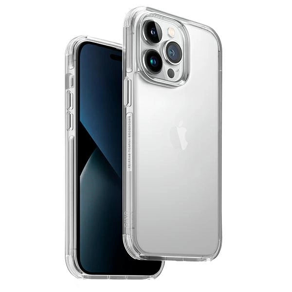 Uniq Combat-hylster til iPhone 14 Pro - gennemsigtige
