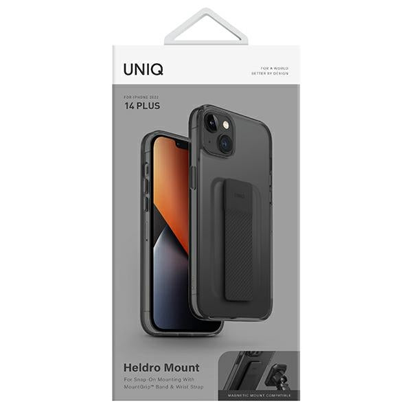 Uniq Heldro Mount-hylster til iPhone 14 Plus - sort