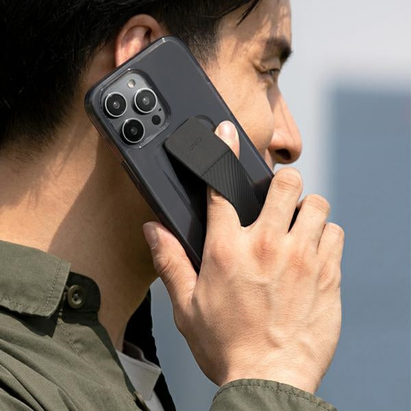 Uniq Heldro Mount-hylster til iPhone 14 Plus - sort