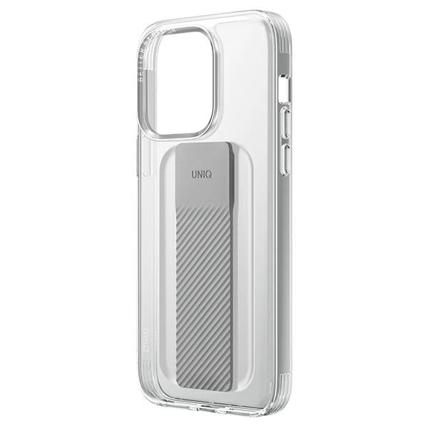 Uniq Heldro Mount-hylster til iPhone 14 Pro - gennemsigtigt