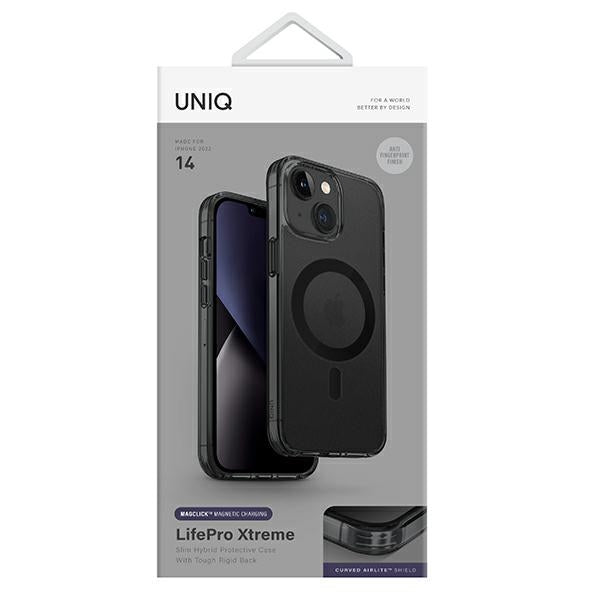 Uniq LifePro Xtreme Magclick opladningsfoder til iPhone 14 - sort