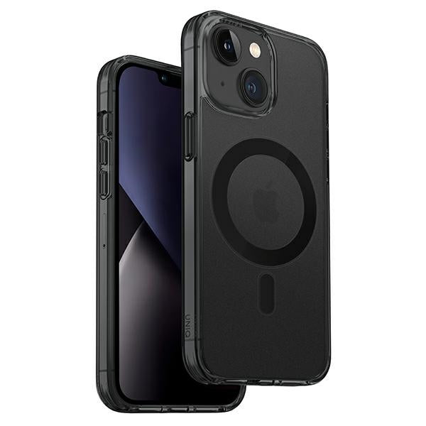 Uniq LifePro Xtreme Magclick opladningsfoder til iPhone 14 Plus - grå og sort