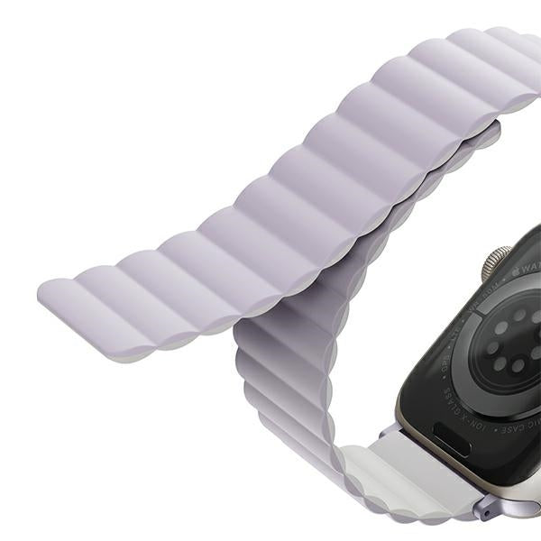 Uniq Revix rem til Apple Watch 1/2/3/4/5/6/7/8/SE/SE2 38/40/41 mm - lilla og hvid