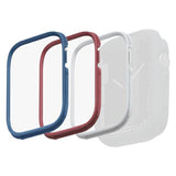 Ramme til Uniq Moduo 3in1 case til Apple Watch 4/5/6/7/8/SE/SE2 44/45mm - blå, rød, hvid