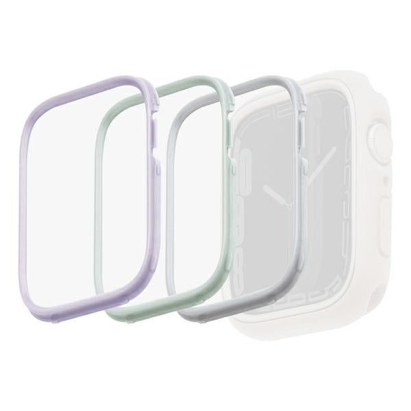 Frame til Uniq Moduo 3in1 case til Apple Watch 4/5/6/7/8/SE/SE2 40/41mm - salvie, lilla, hvid