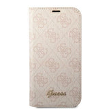 Guess GUBKP14MHG4SHP iPhone 14 Plus 6.7 "pink / pink bog 4G Vintage Gold Logo