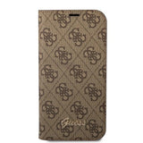 Guess GUBKP14SHG4SHW iPhone 14 6.1 "brun / brun bog 4G Vintage Gold Logo