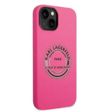Karl Lagerfeld KLHCP14MSRSGRCF iPhone 14 Plus 6.7 "Hardcase pink / pink Silicone RSG